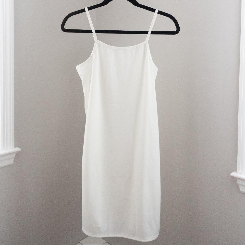 White Slip Dress